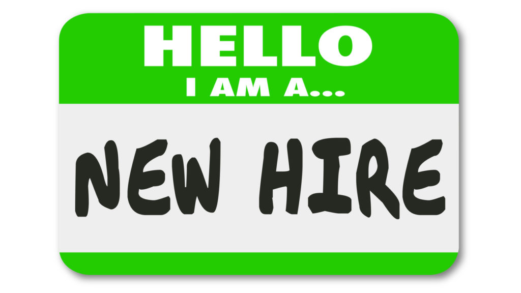new hire sticker