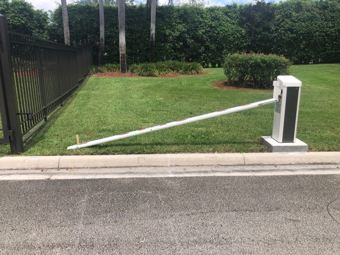 Barrier Arm-connected-to-stake Barrier Arm-connected-to-stake