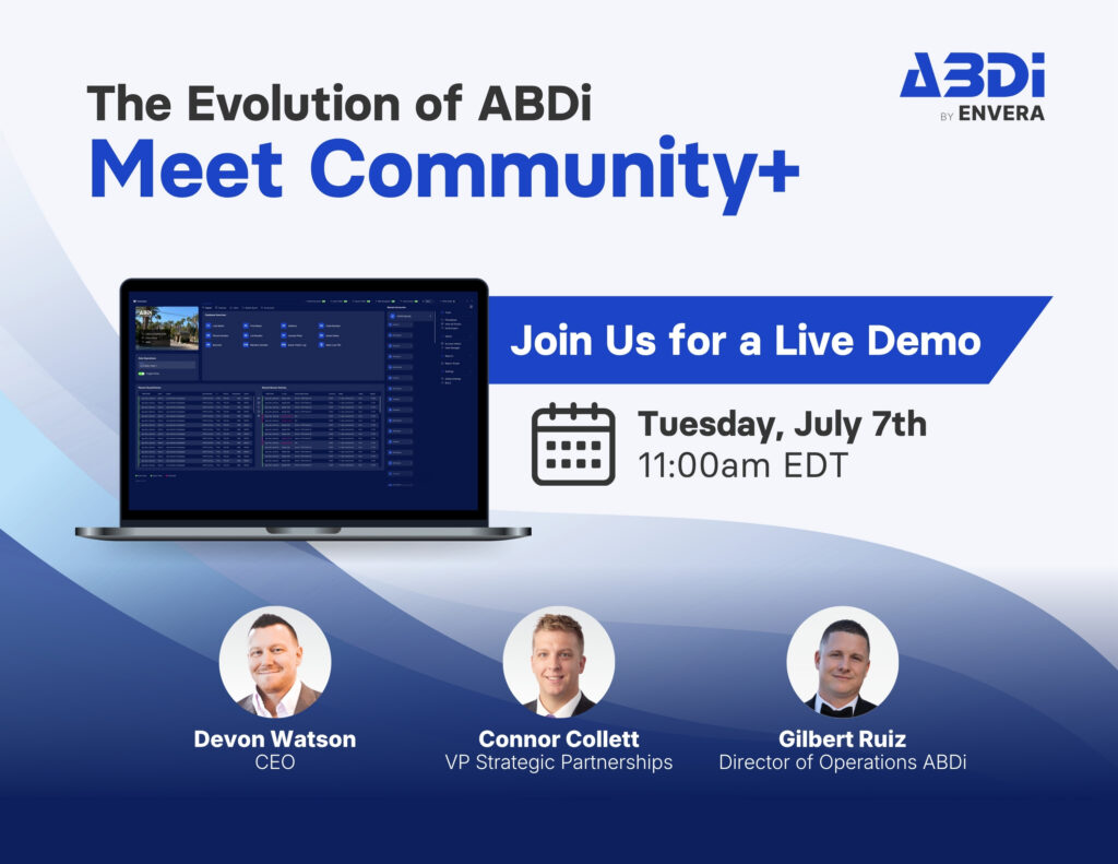 Graphic with details of ADBi webinar graphic